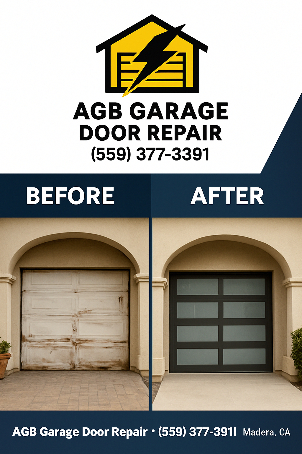 Garage Door Repair — Clovis