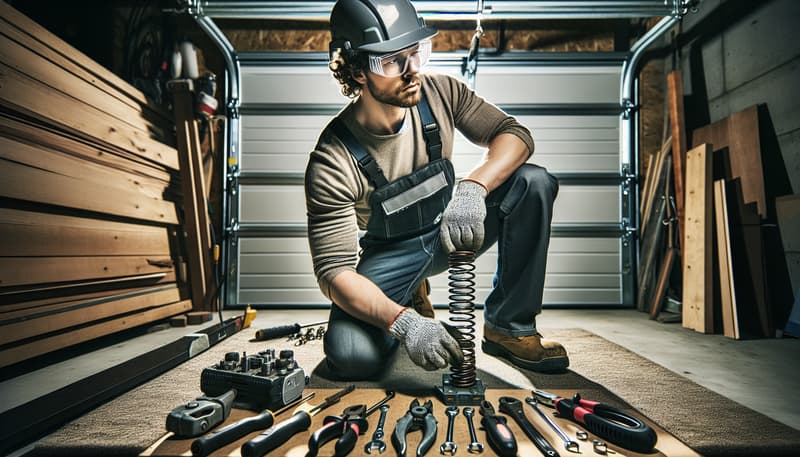 Garage Door Spring Repair in Madera