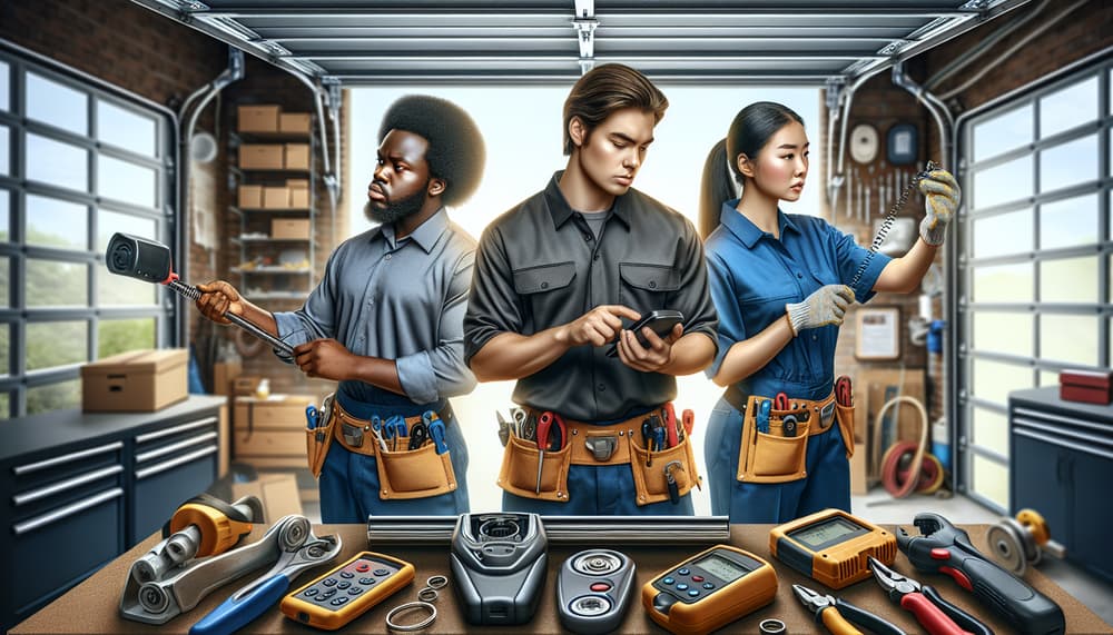 Professional garage door service in Madera